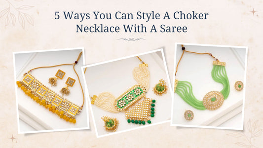 5 Ways You Can Style A Choker Necklace With A Saree