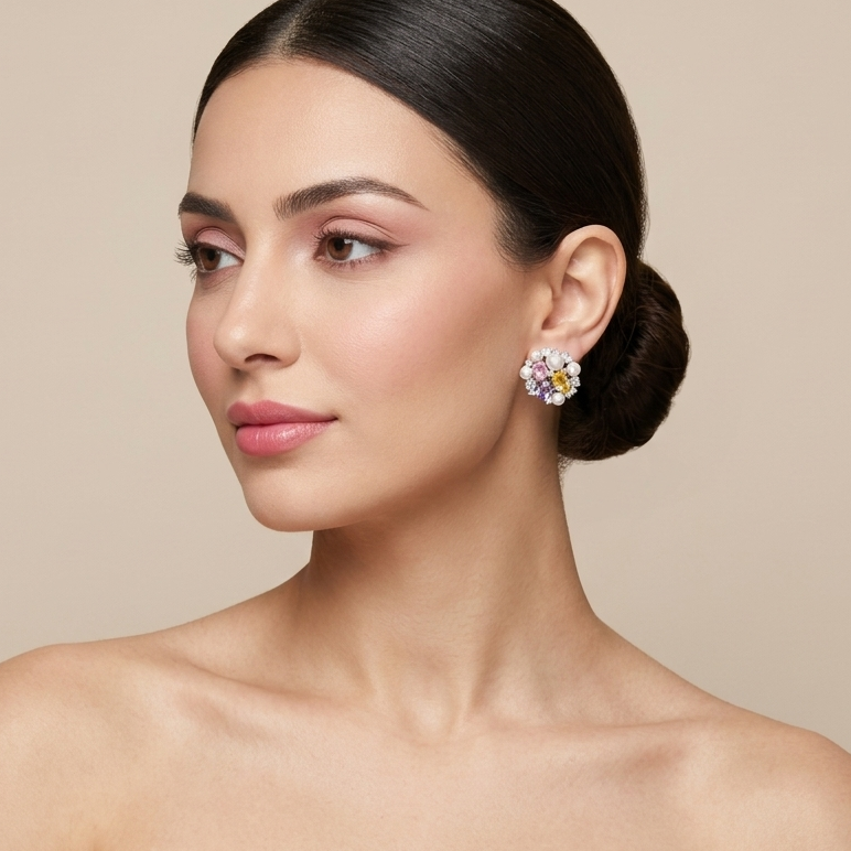Sorbet Garden Pearl Studs
