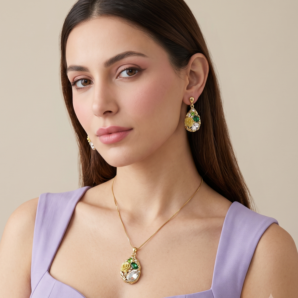 Sienna Teardrop Pendant Set