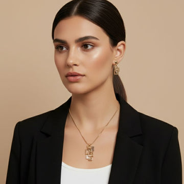 Adley Set Pendant Set-Edgy Collection