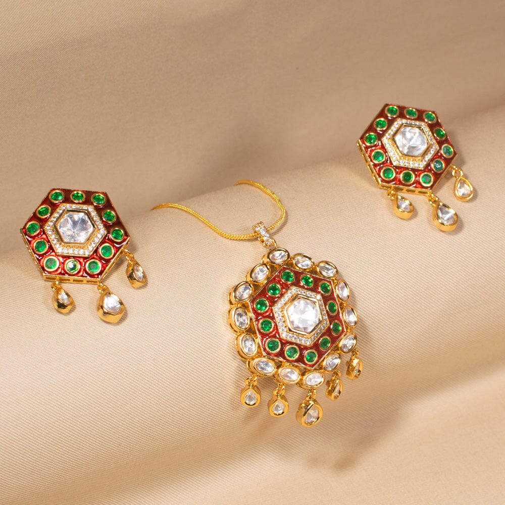 Akanksha Premium Pendant Set - Sparsh Collection