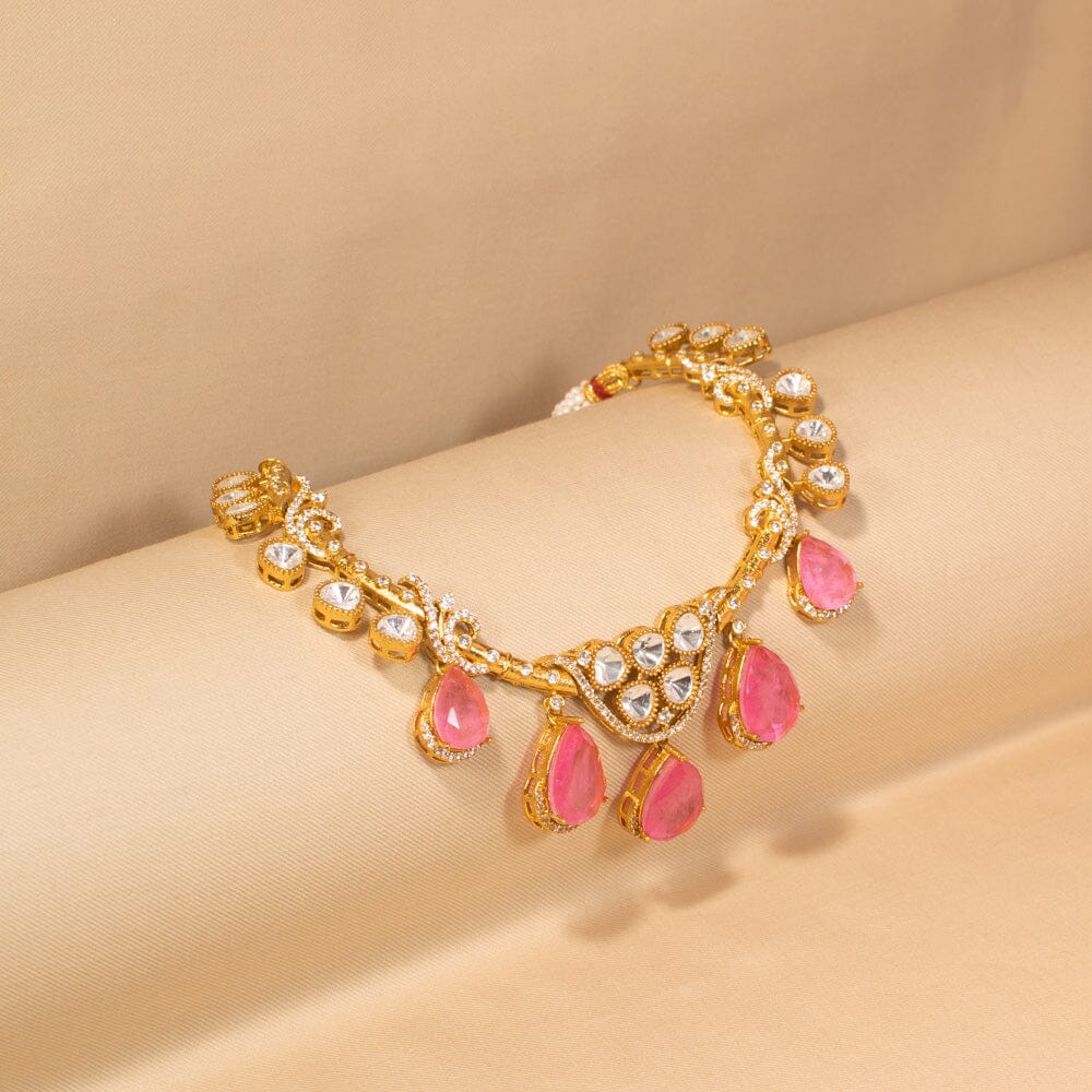 Amaria Pink Necklace Set