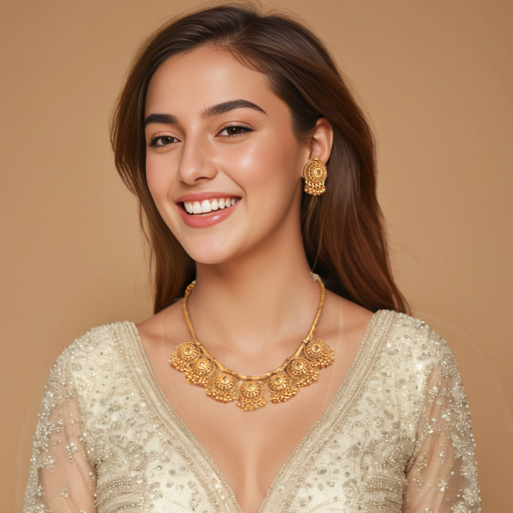 Ambalika Necklace Set - Pratha Collection