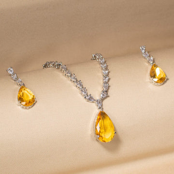Amber Solstice Necklace Set
