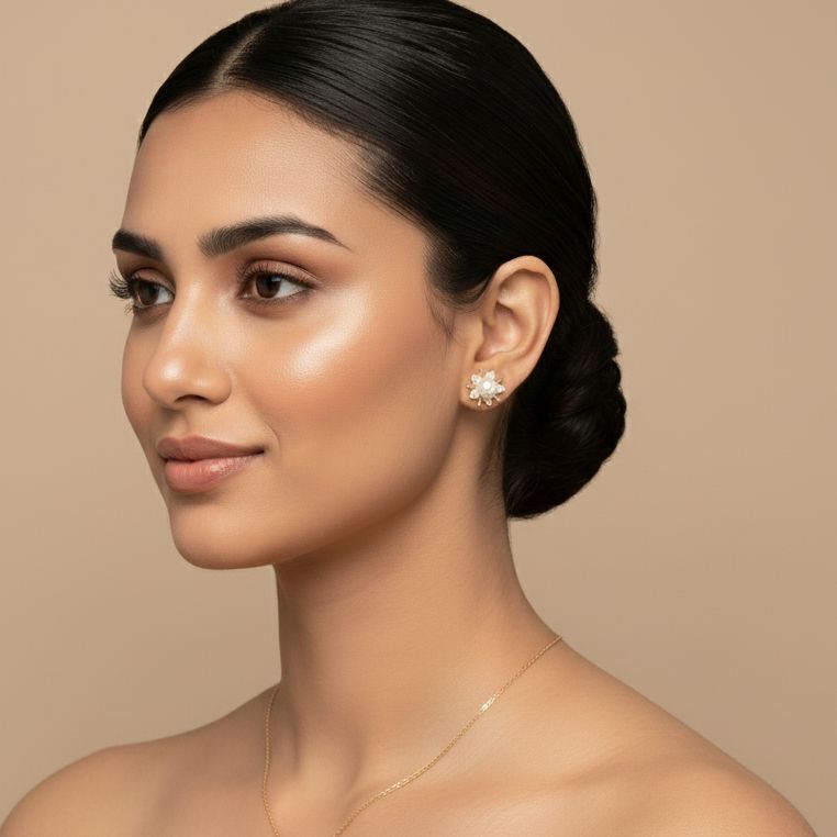 Amelie Studs - Freshwater Pearl Collection