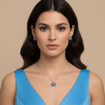 Arctic Flower Pendant Set-Minima Collection