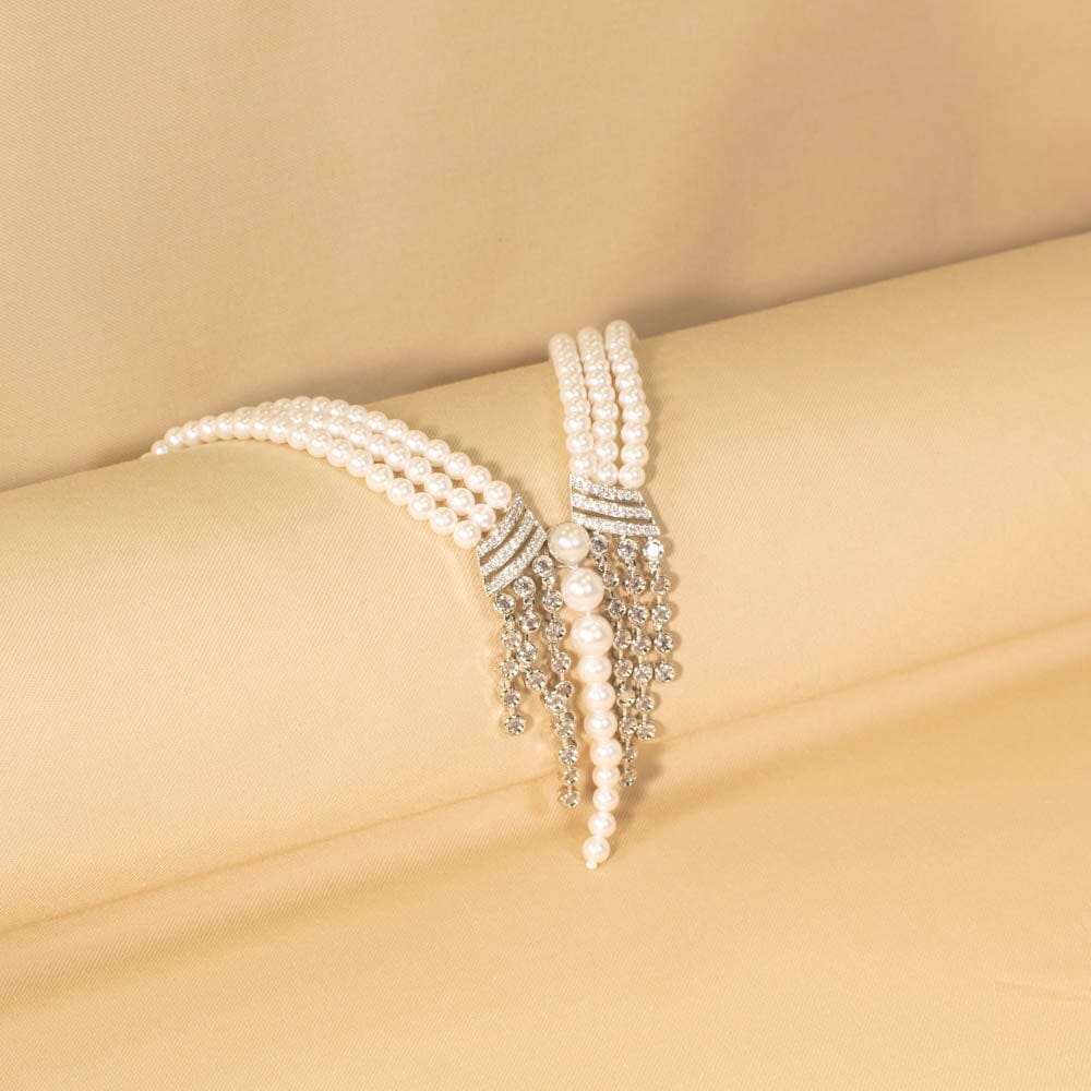 Astra Glint Necklace Set - Pratha Collection