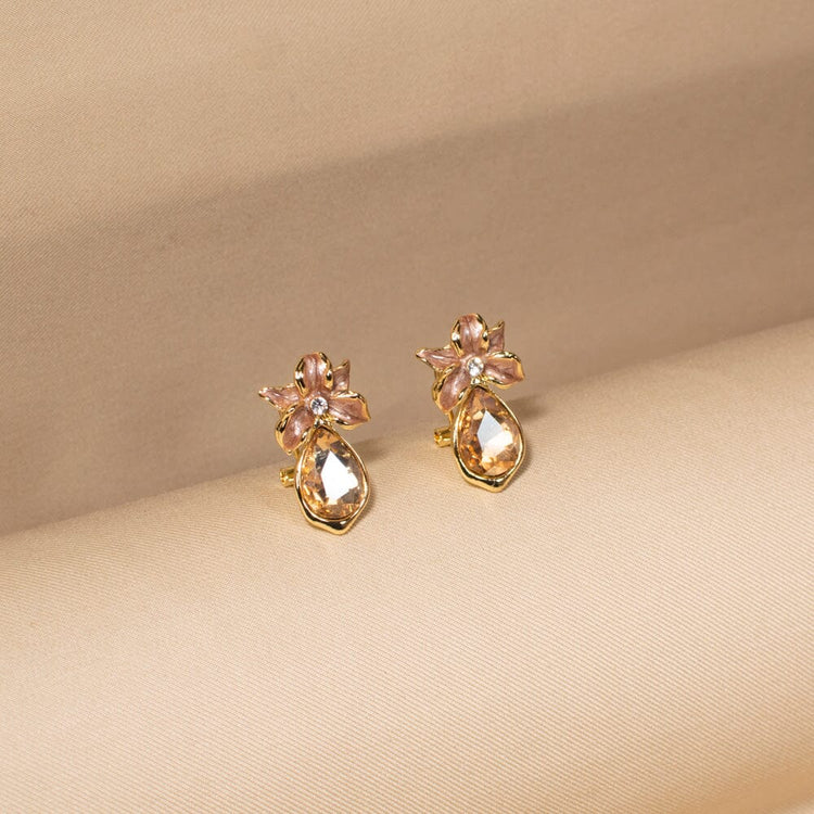 Azure Bloom Pendant Set-Honey-Minima Collection