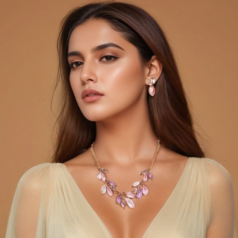 Bloomway Necklace Set - Pink - Nature Collection