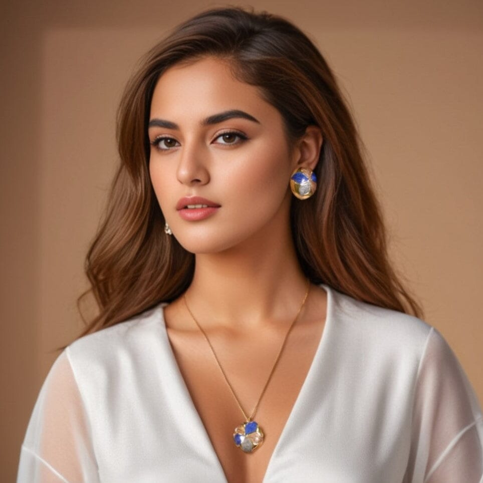 Blue Spring Pendant Set