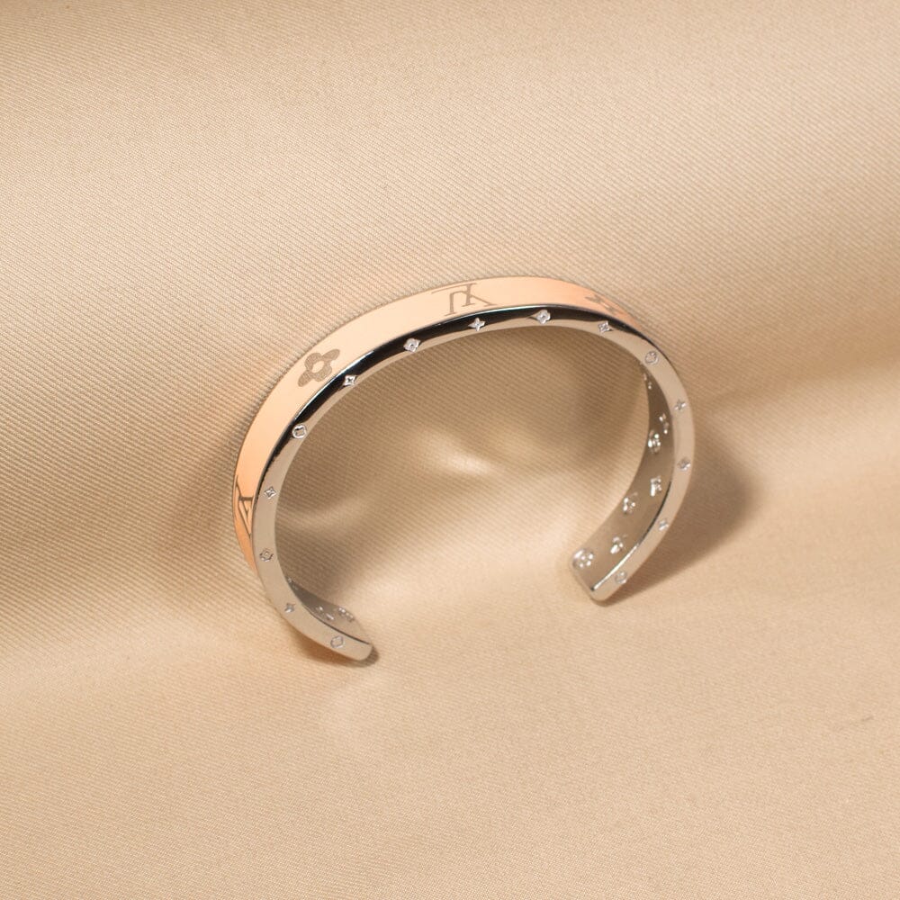 Blush Enamel Cuff