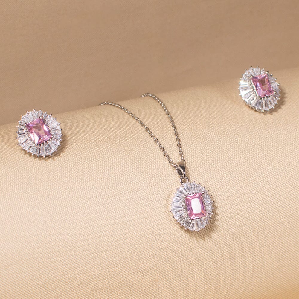 Blushing Ray Pendant Set - Minima Collection