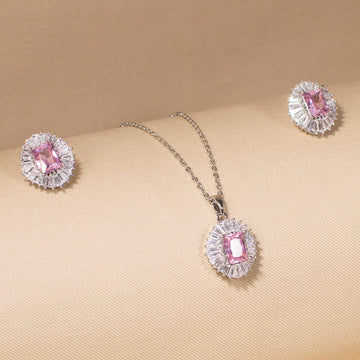 Blushing Ray Pendant Set - Minima Collection