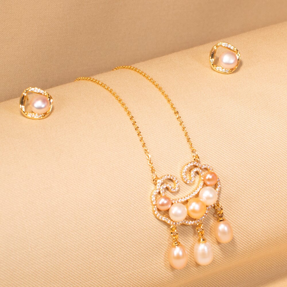 Celene Necklace Set - Freshwater Pearl Collection
