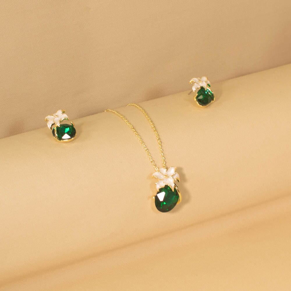Clair Pendant Set - Green - Minima Collection