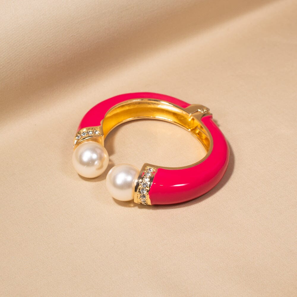 Clio Openable Bangle-Pink