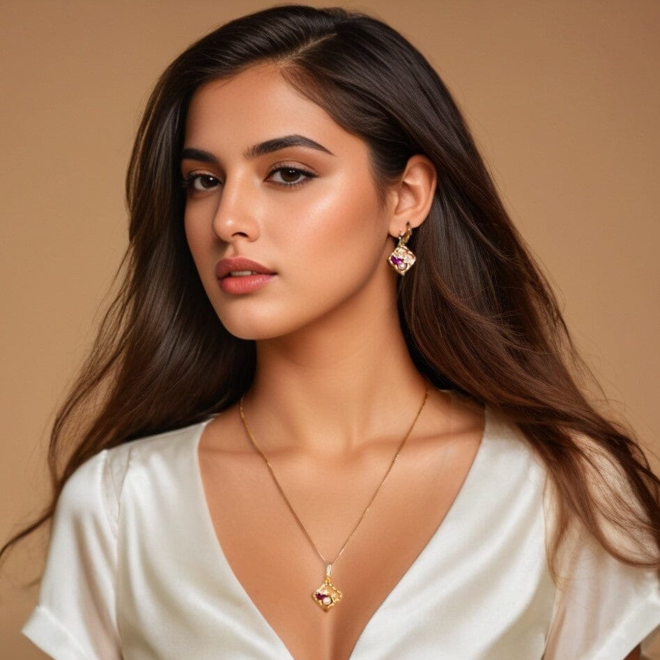 Coco Pendant Set - Blue - Edgy Collection