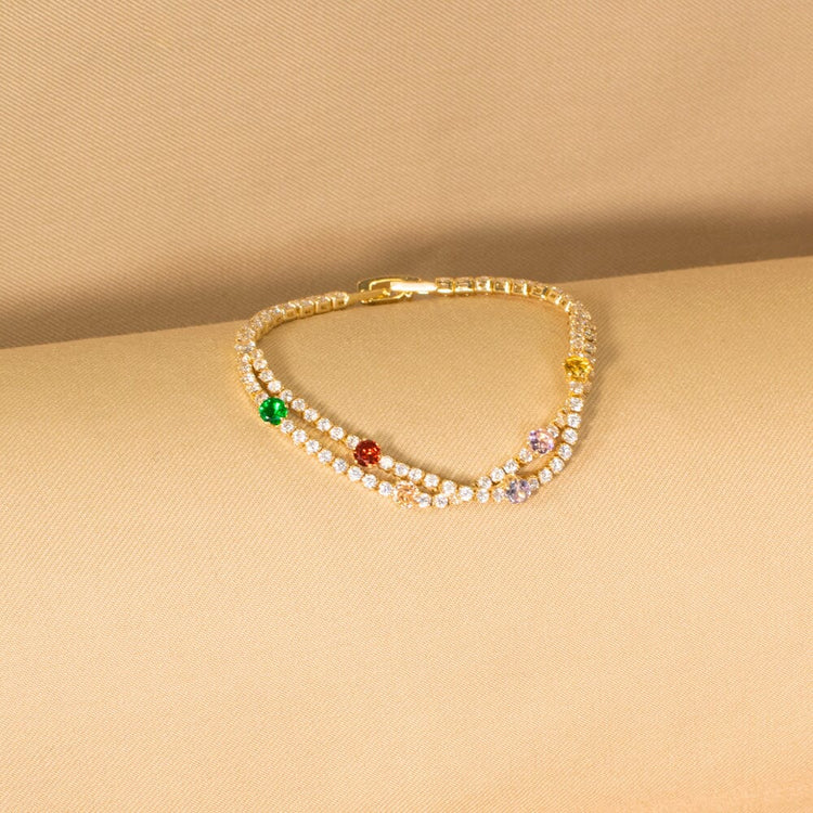 Colorbind Bracelet - Round - Glitterati Collection