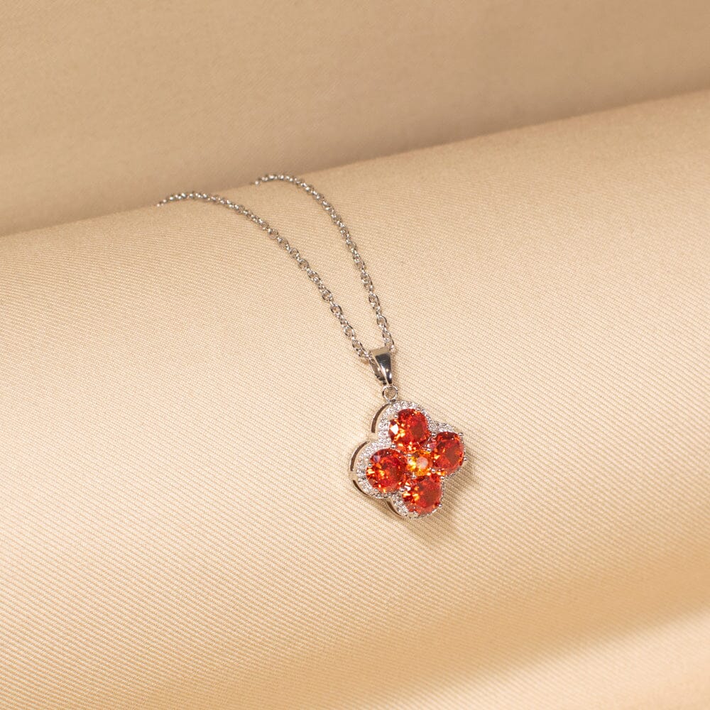 Crimson Clover Pendant Set - Minima Collection