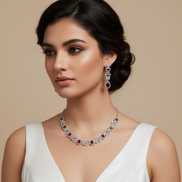 Crimson Countess Necklace Set