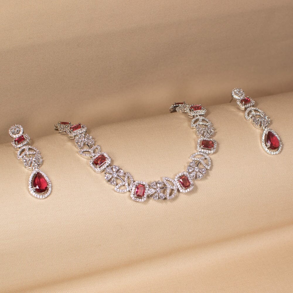 Crimson Countess Necklace Set