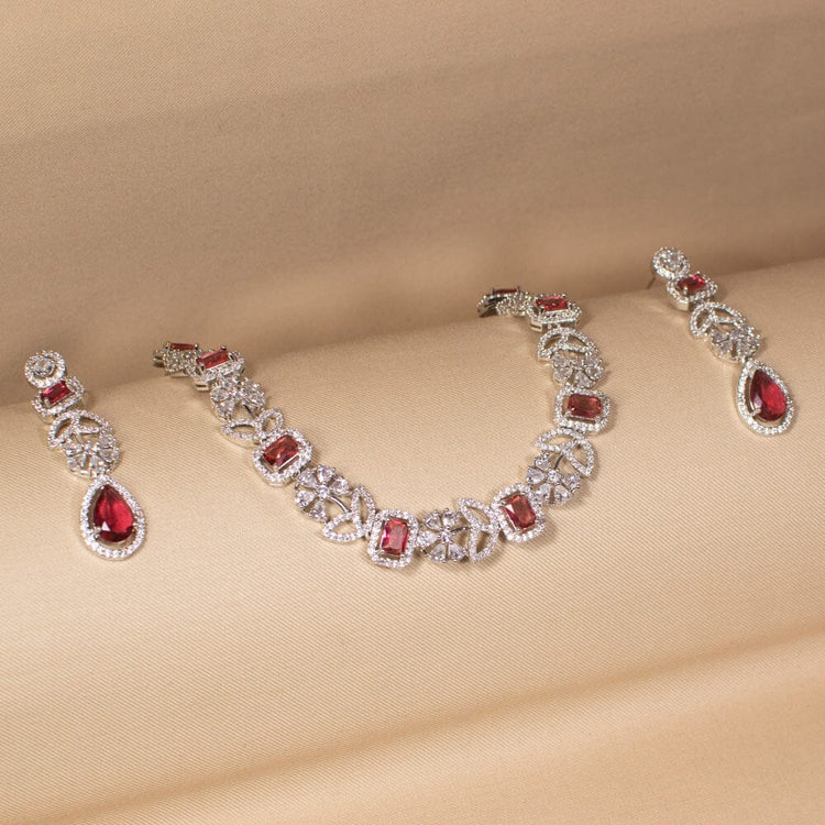Crimson Countess Necklace Set