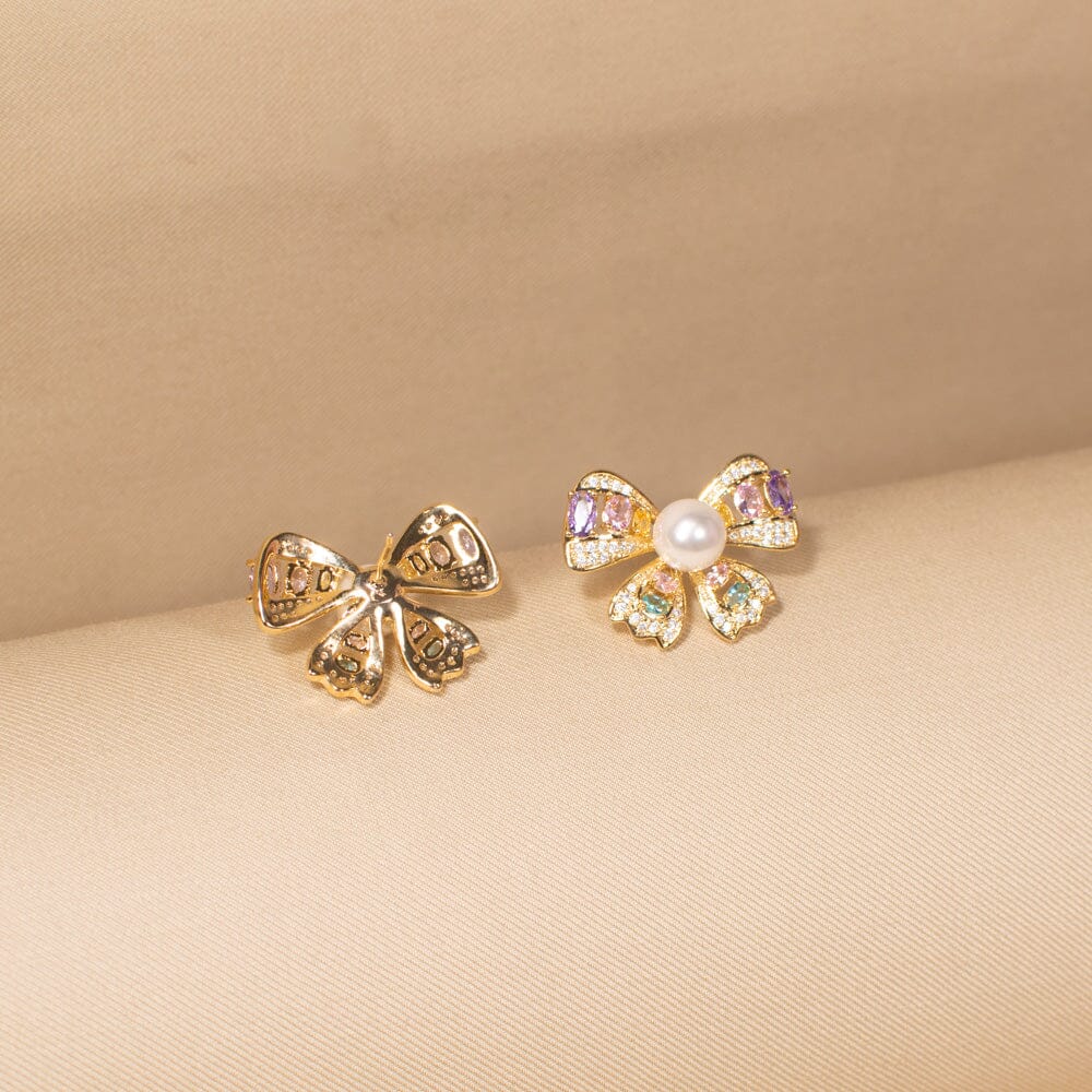 Cupcake Bow Studs - Minima Collection