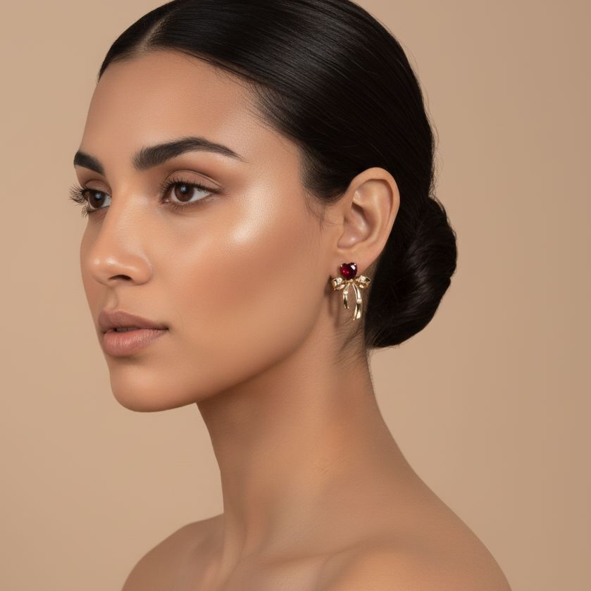 Cupid's Knot Earrings - Edgy Collection