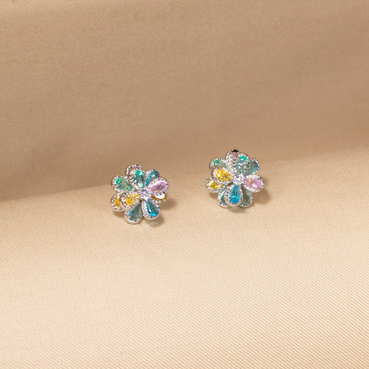 Daisy Dreams Pendant Set-Multicolor-Edgy Collection