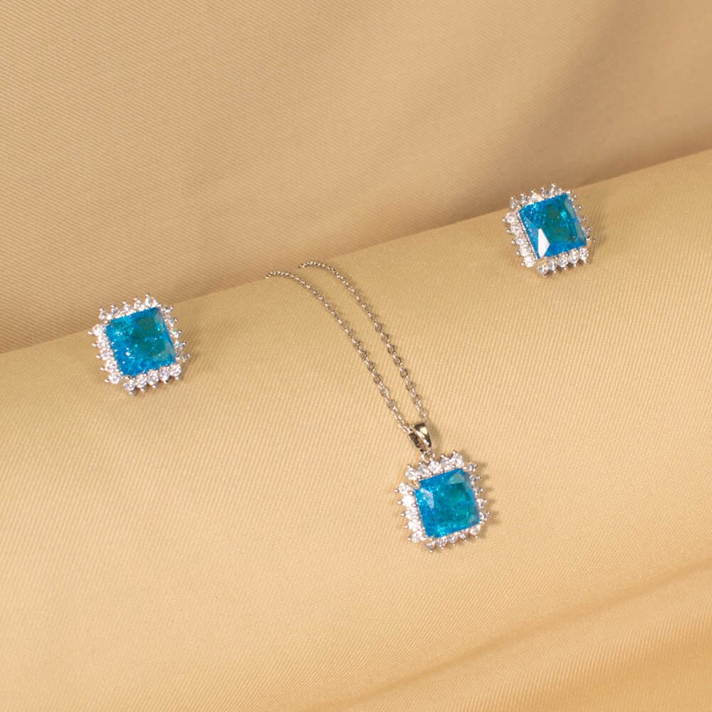 Dania Pendant Set - Blue - Minima Collection