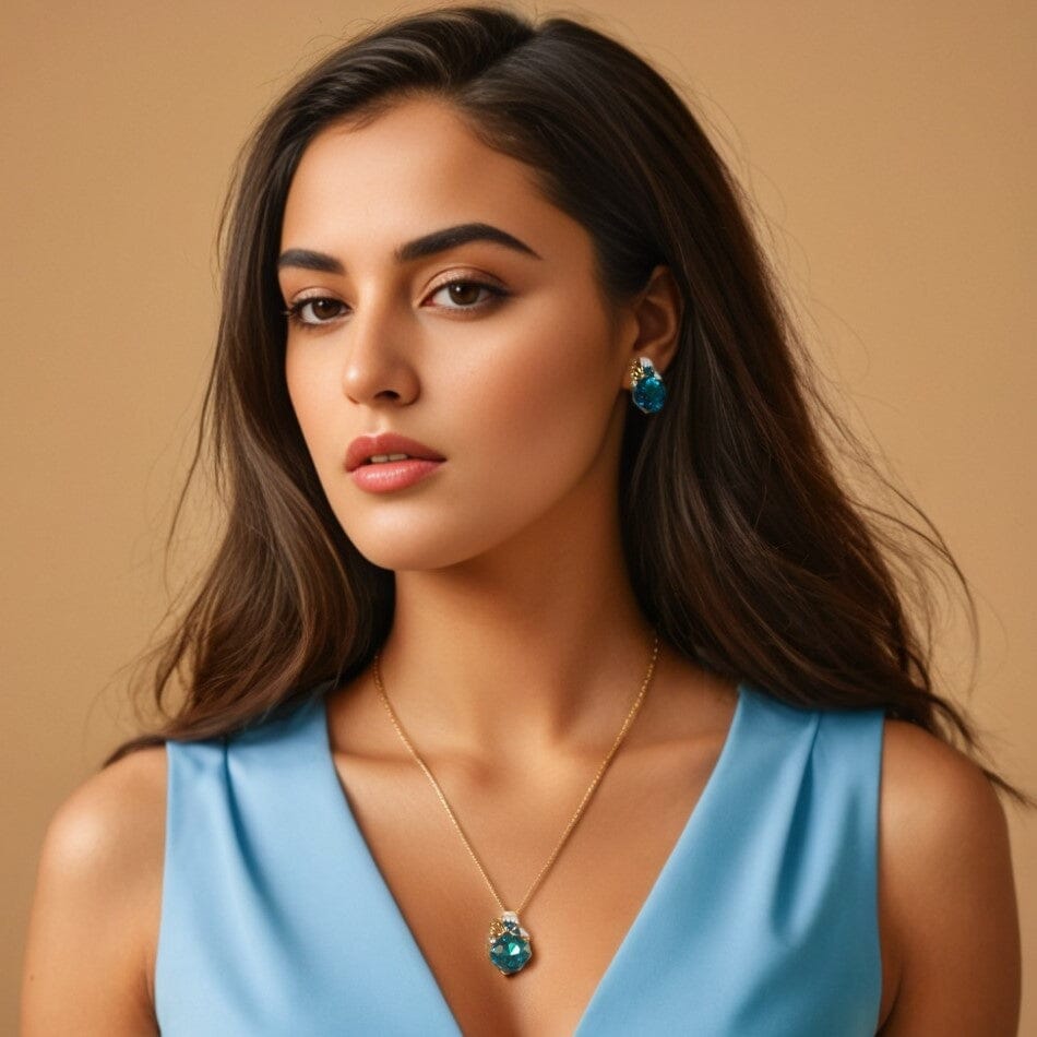 Dream in Blue Pendant Set