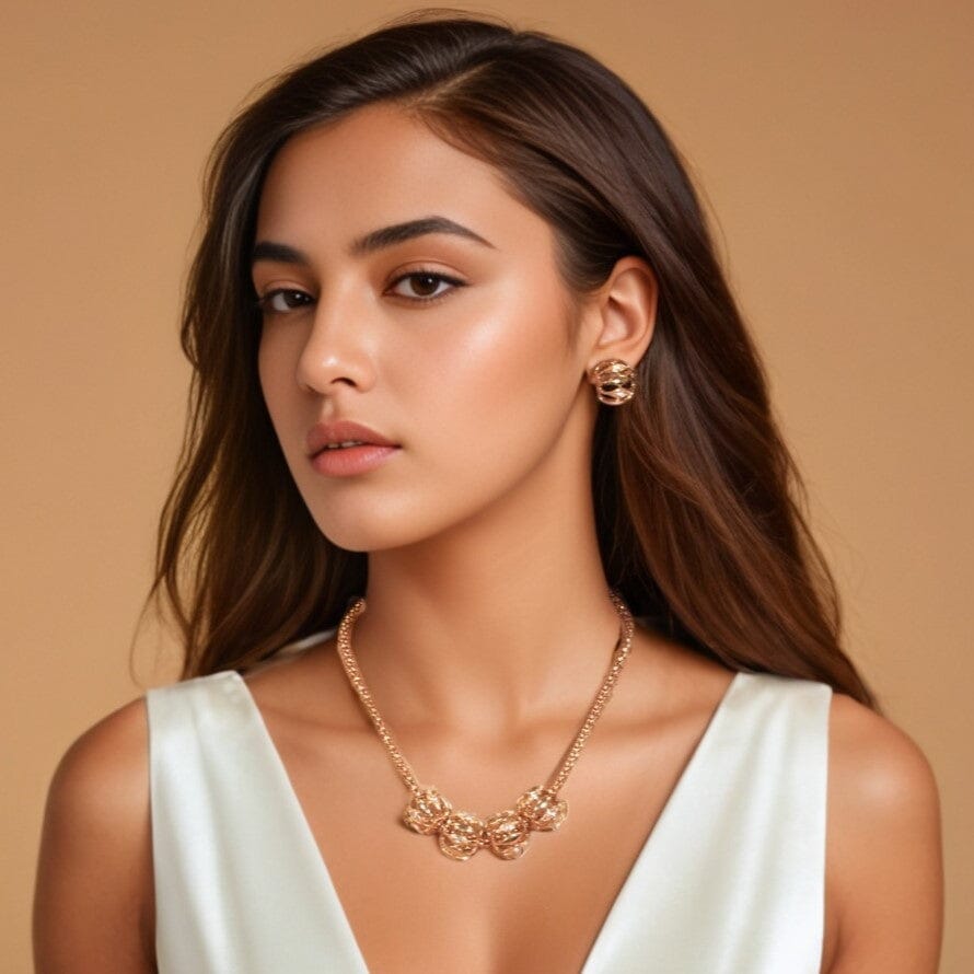 Droplets Statement Necklace - Edgy Collection