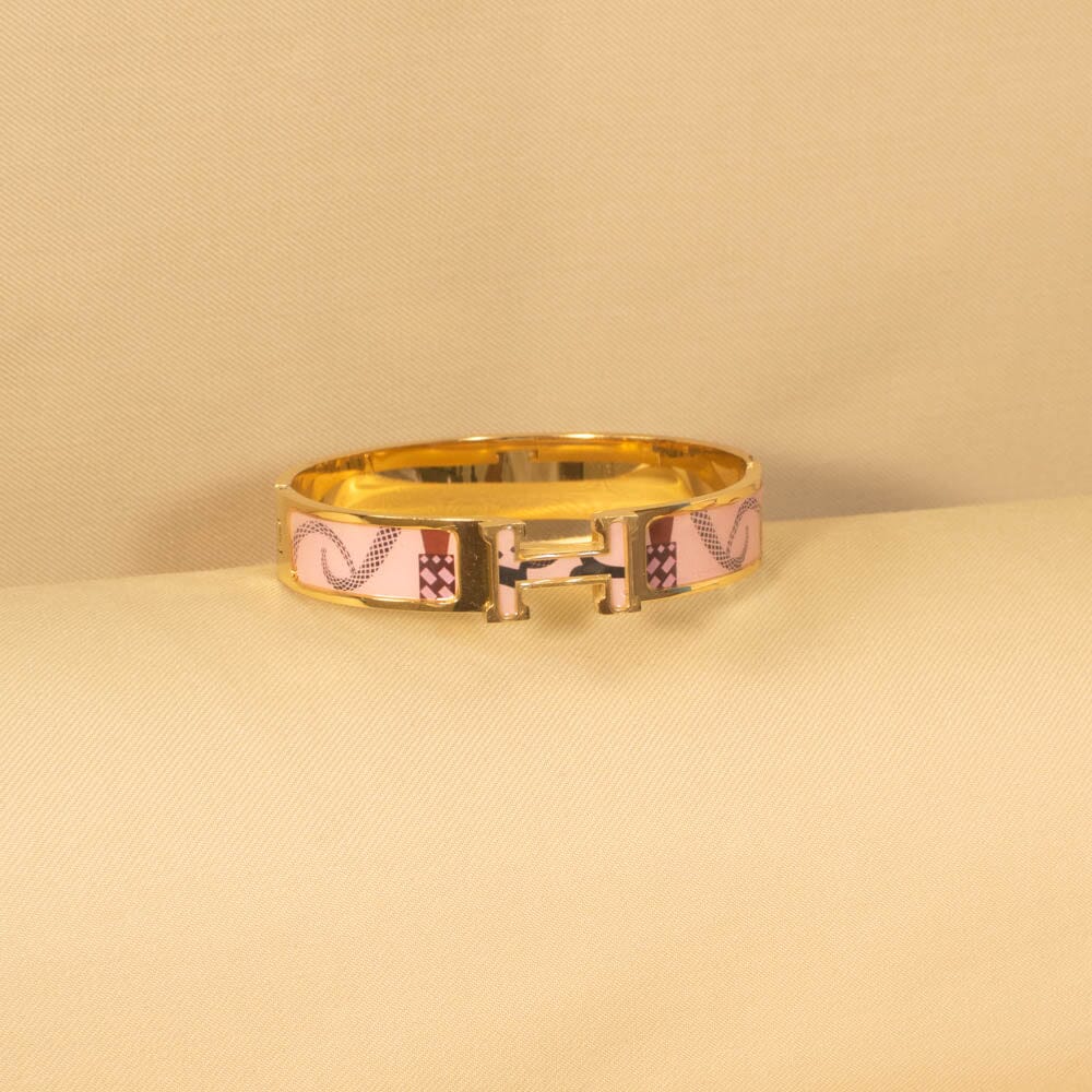 Eliza Openable Bracelet - Pink - Edgy Collection