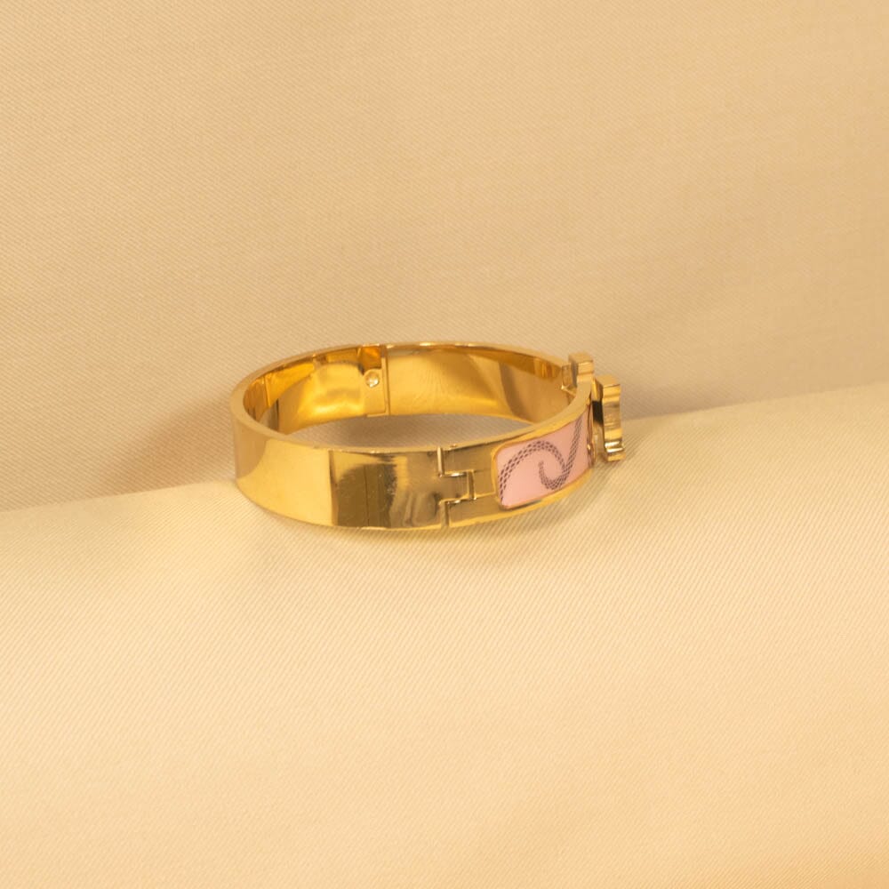 Eliza Openable Bracelet - Pink - Edgy Collection