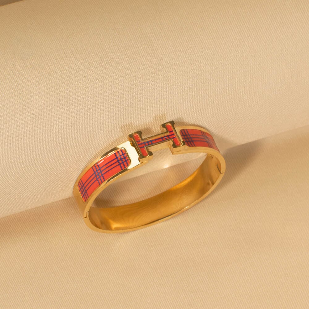 Eliza Openable Bracelet - Red - Edgy Collection