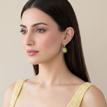 Emerald Oasis Drop Earrings