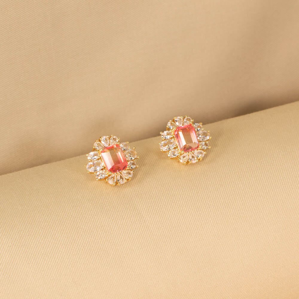 Fire n Ice Pendant Set - Peach - Minima Collection