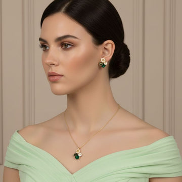 Flora Glow Pendant Set-Green