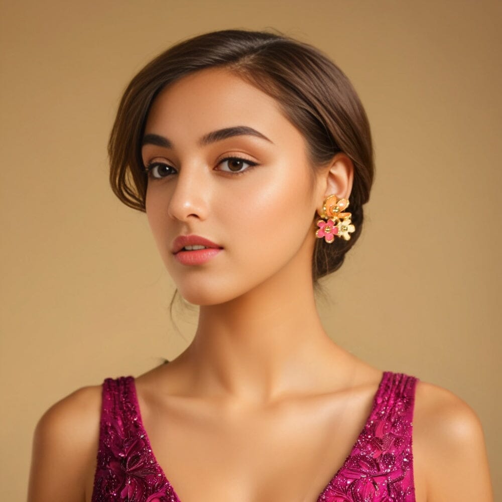 Flora Studs- Candy - Nature Collection