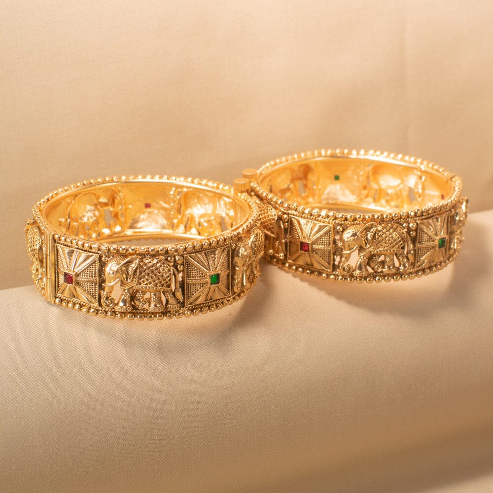 Gajanan Rajwadi Openable Kada - Pratha Collection