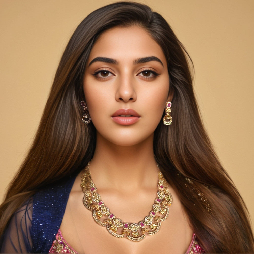 Gajgamini Traditional Necklace Set