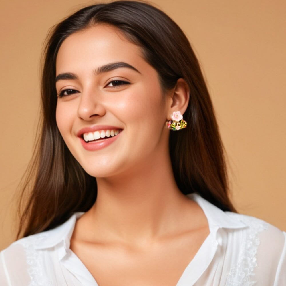 Garden Glint Studs - Nature Collection