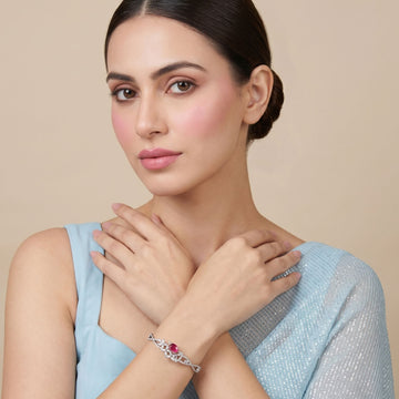 Garnet Glade Bangle