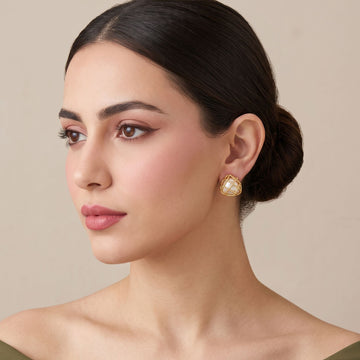 Geometric Glam Studs