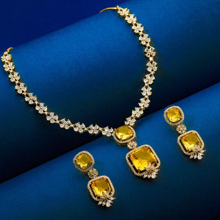 Golden Aura Necklace Set