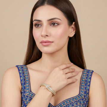 Golden Wave Bangle