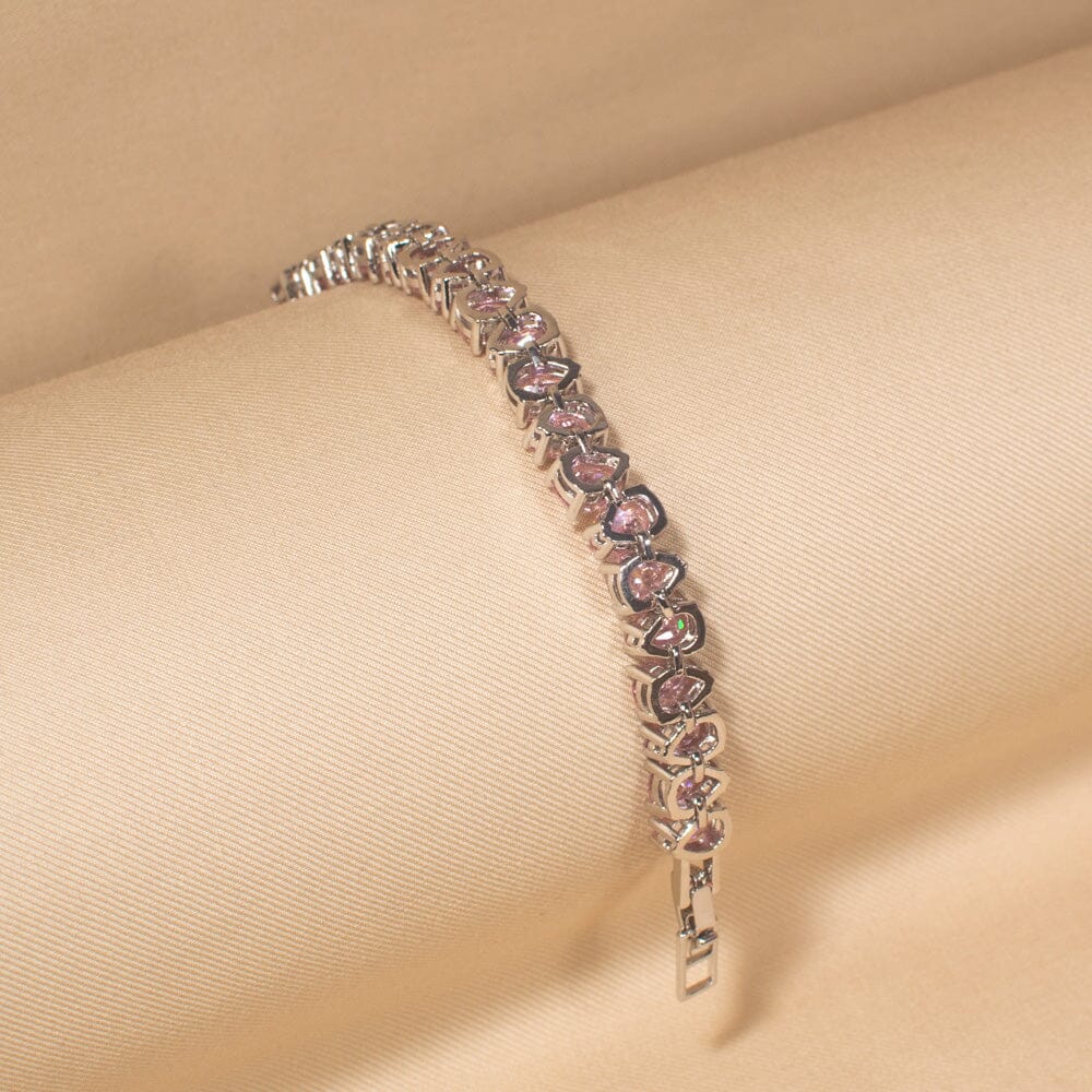 Grace Bracelet-Pink-Glitterati Collection
