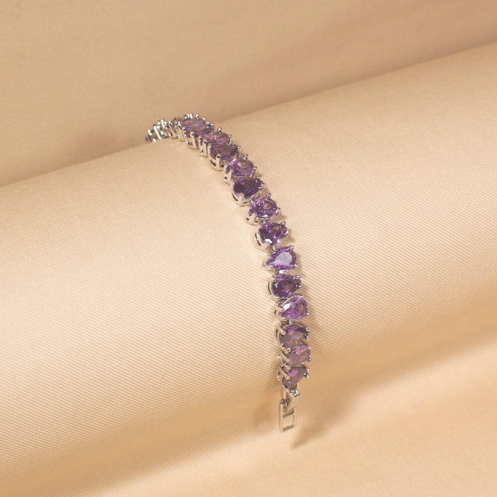Grace Bracelet-Purple-Glitterati Collection