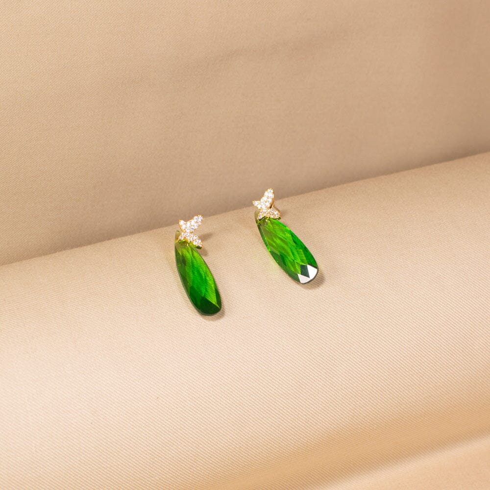 Green Glace Pendant Set -Blue- Edgy Collection