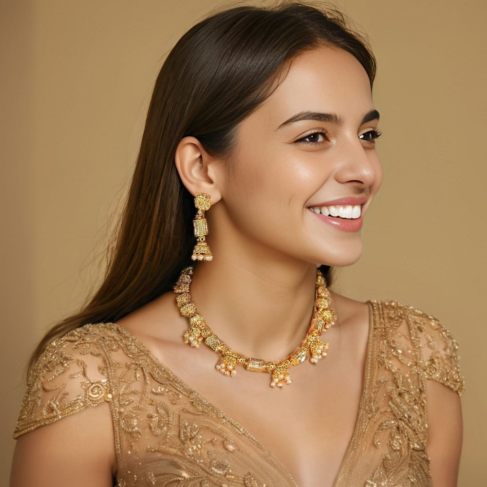 Hampi Traditional Necklace Set - Pratha Collection